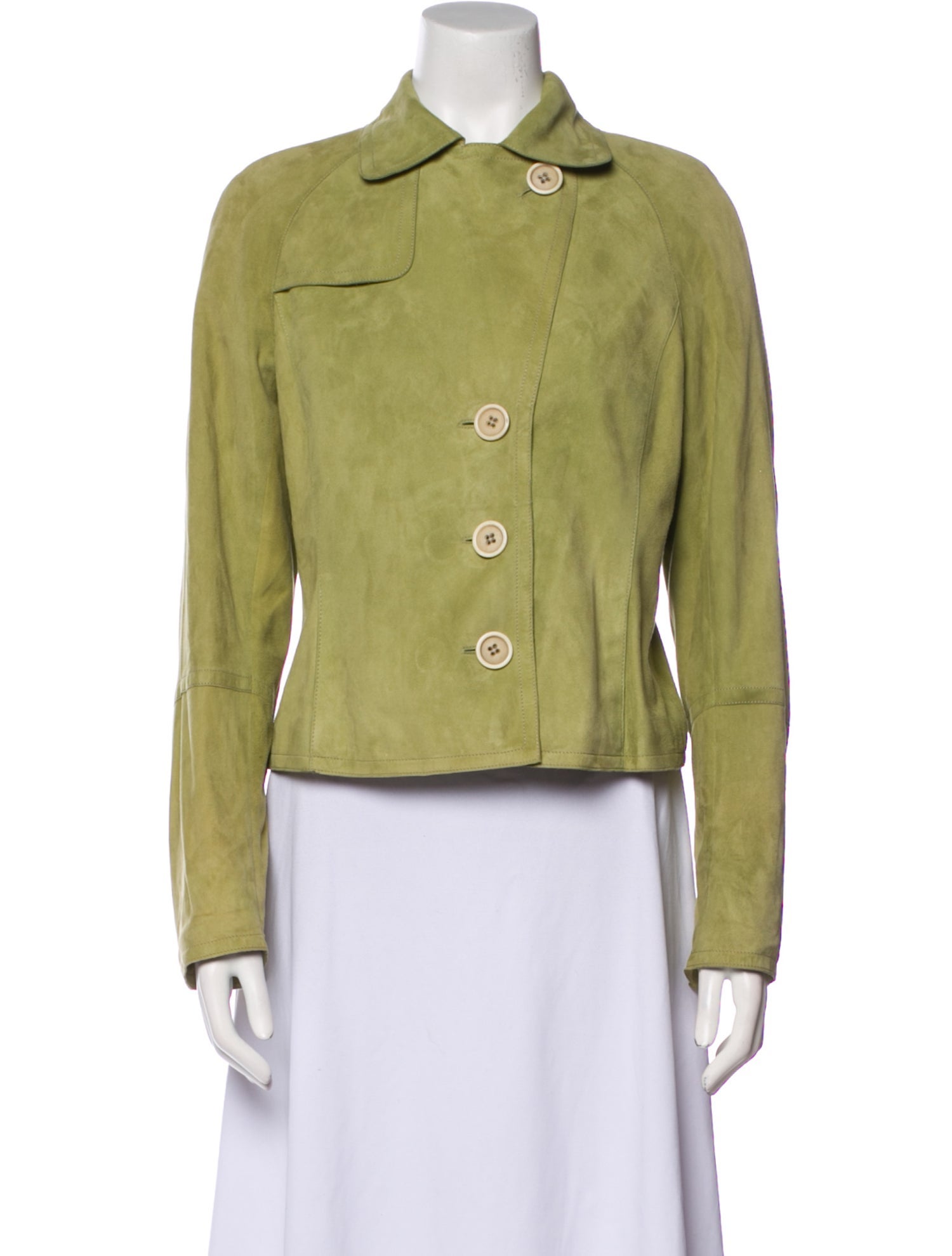 Akris x Bergdorf Goodman Suede Jacket