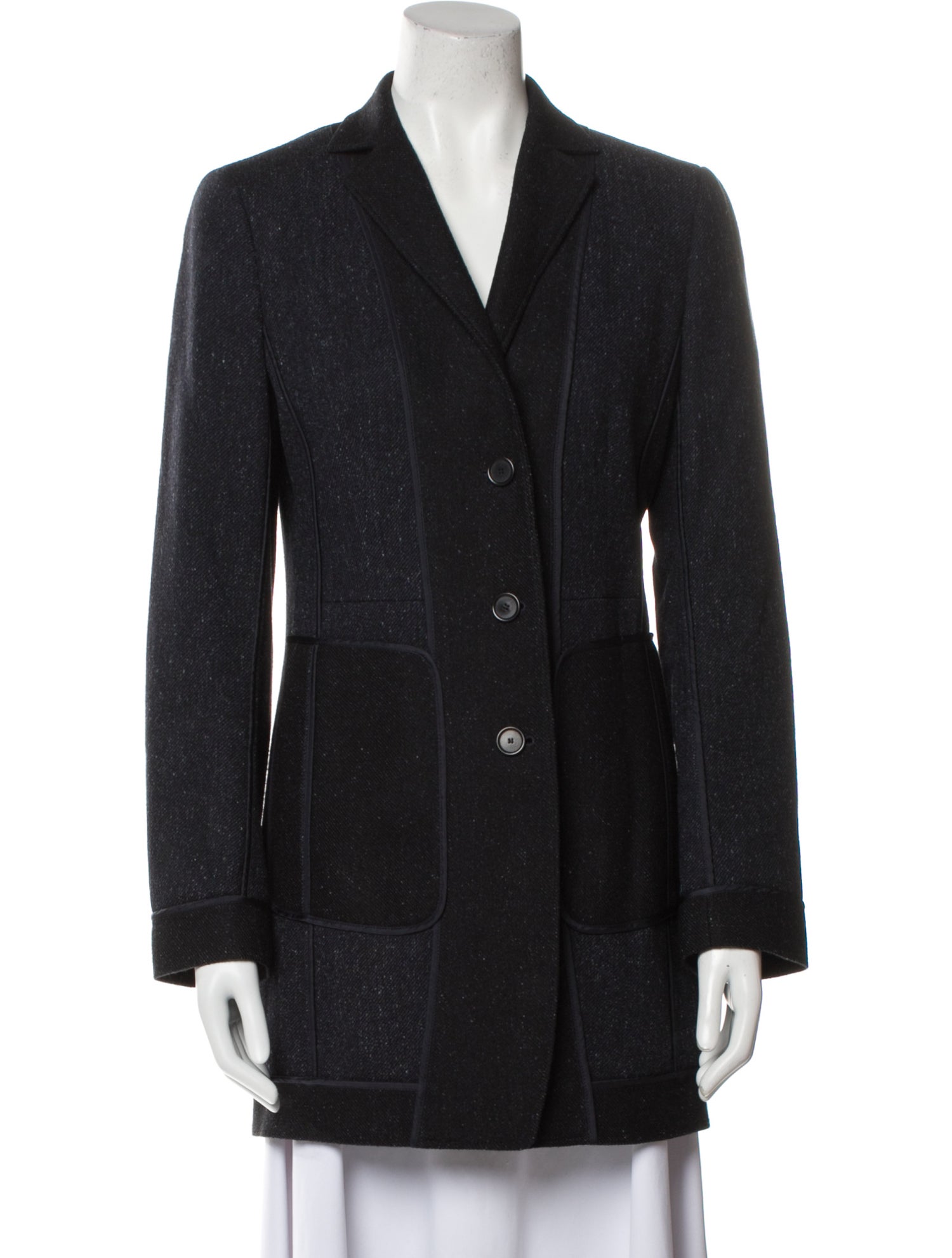 Akris x Bergdorf Goodman Wool Coat