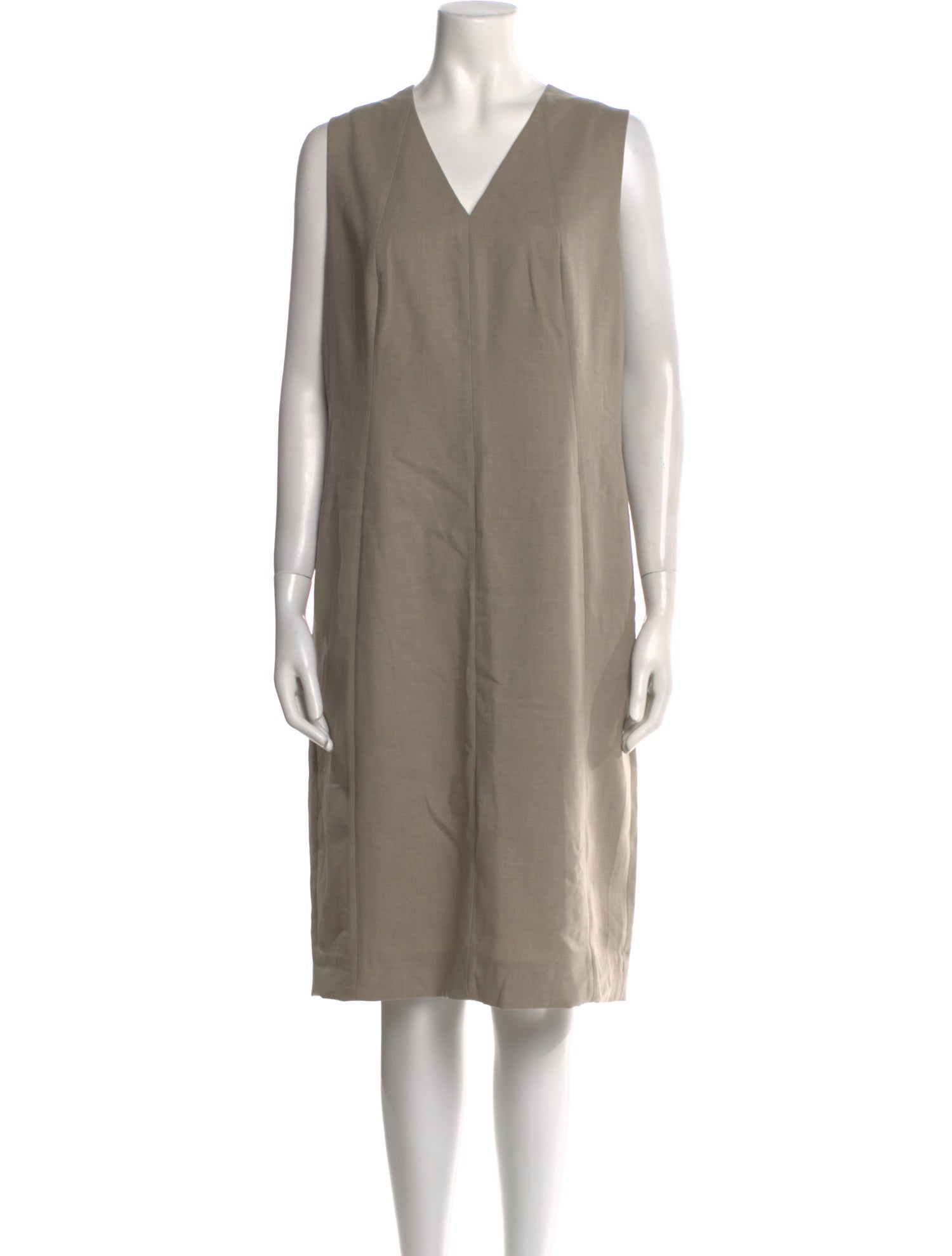 Akris x Bergdorf Goodman Wool Midi Length Dress