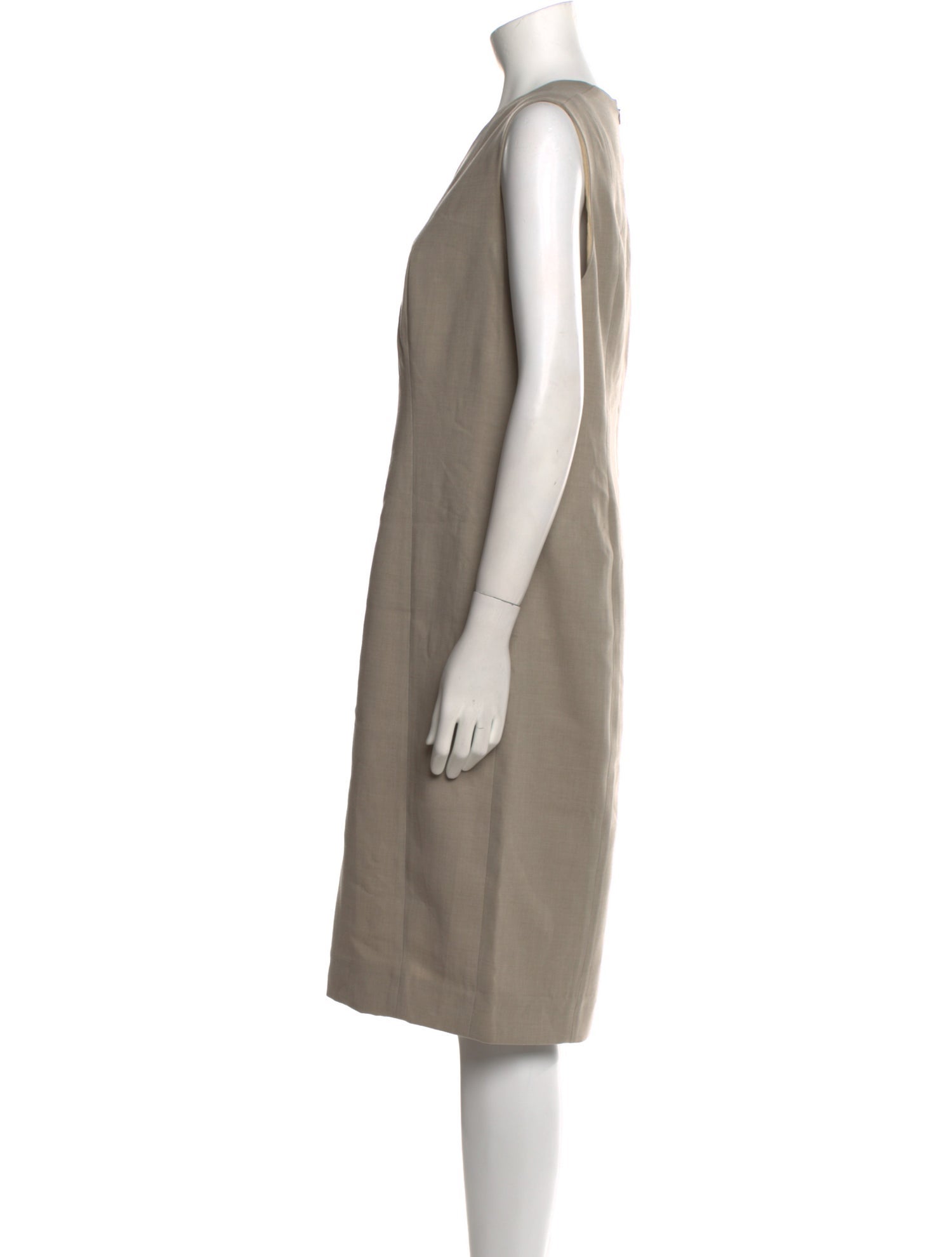 Akris x Bergdorf Goodman Wool Midi Length Dress