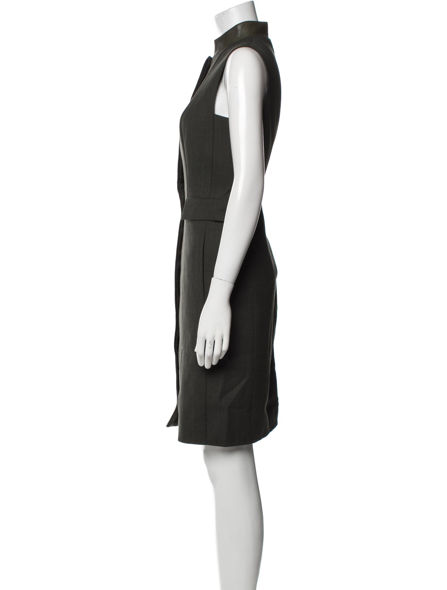 Akris x Bergdorf Goodman Wool Knee-Length Dress