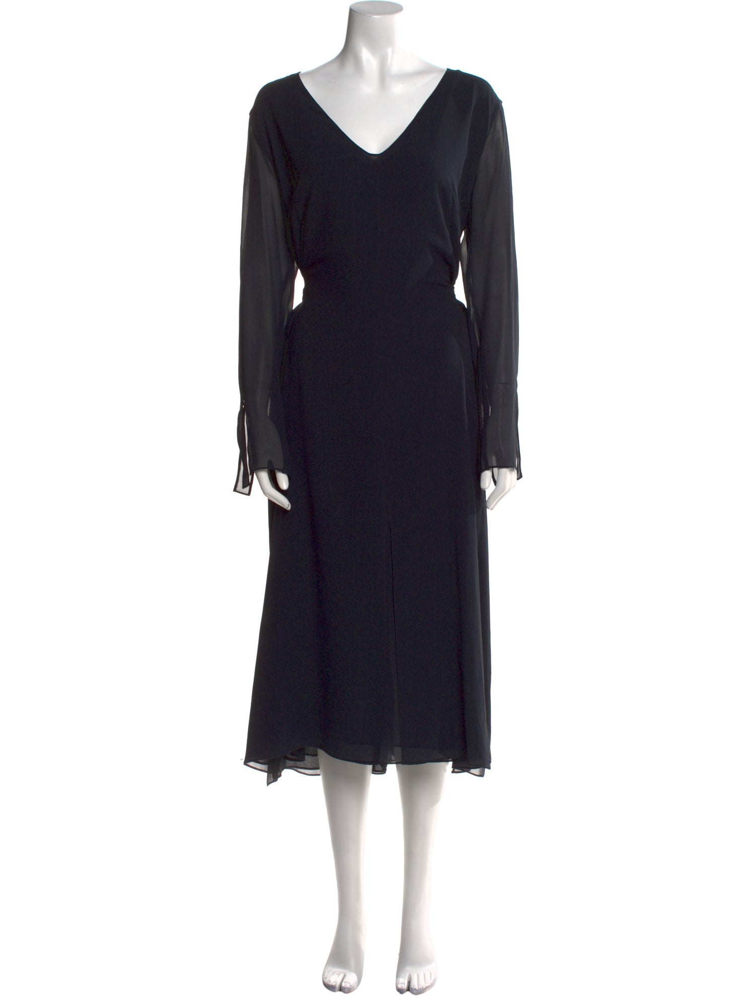 Akris x Bergdorf Goodman Silk Long Dress