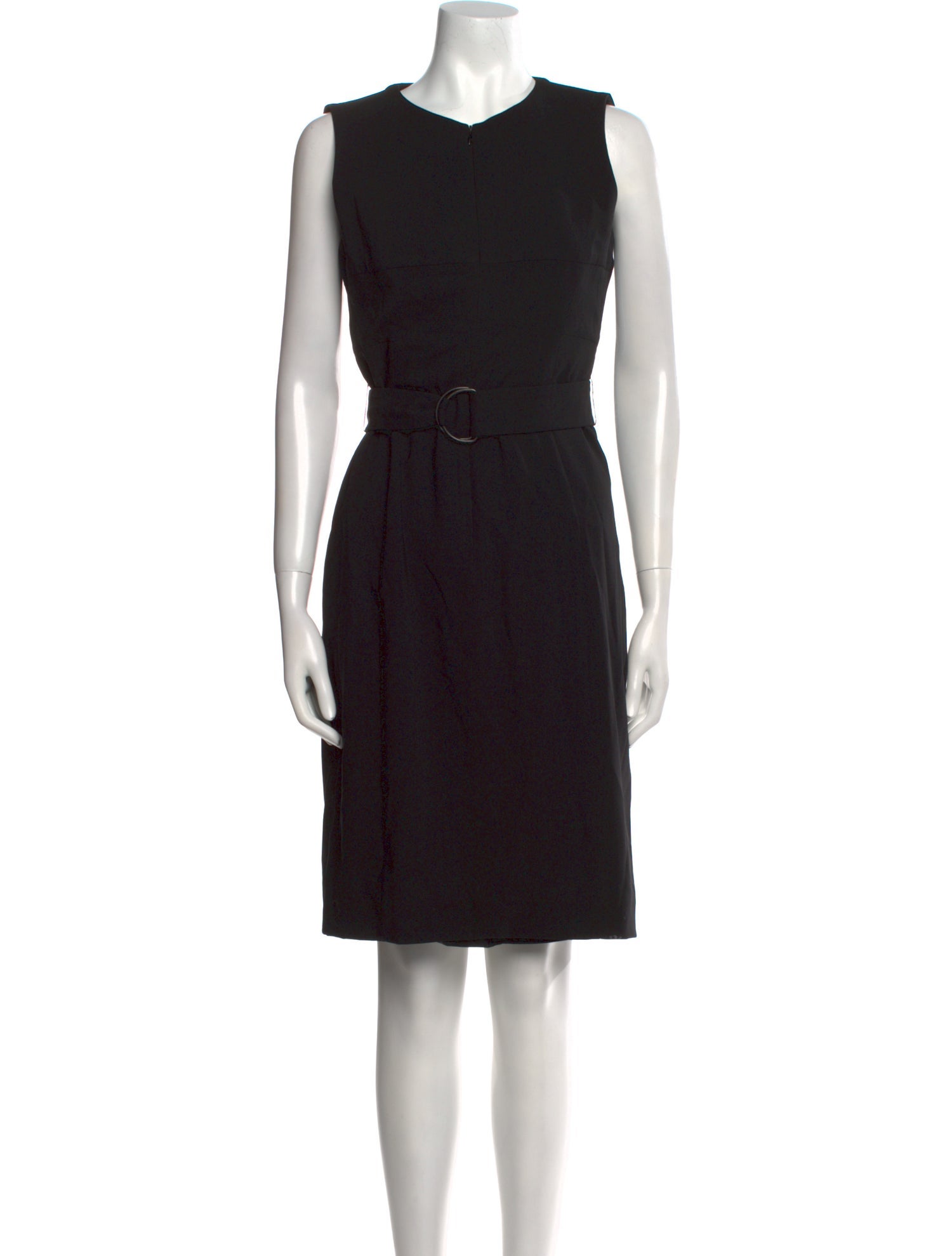 Akris x Bergdorf Goodman Wool Knee-Length Dress