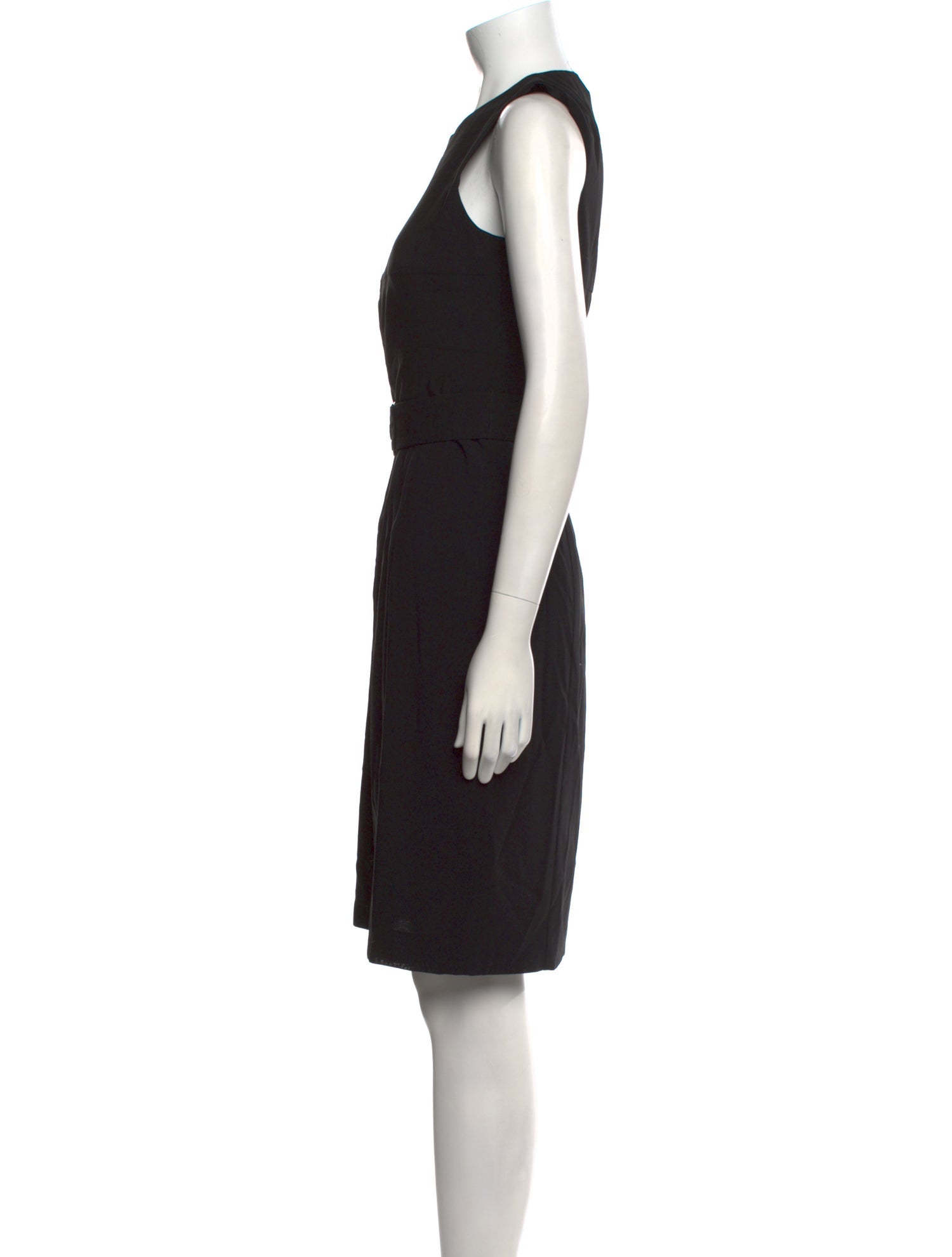 Akris x Bergdorf Goodman Wool Knee-Length Dress