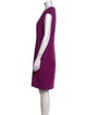 Akris x Bergdorf Goodman Crew Neck Knee-Length Dress