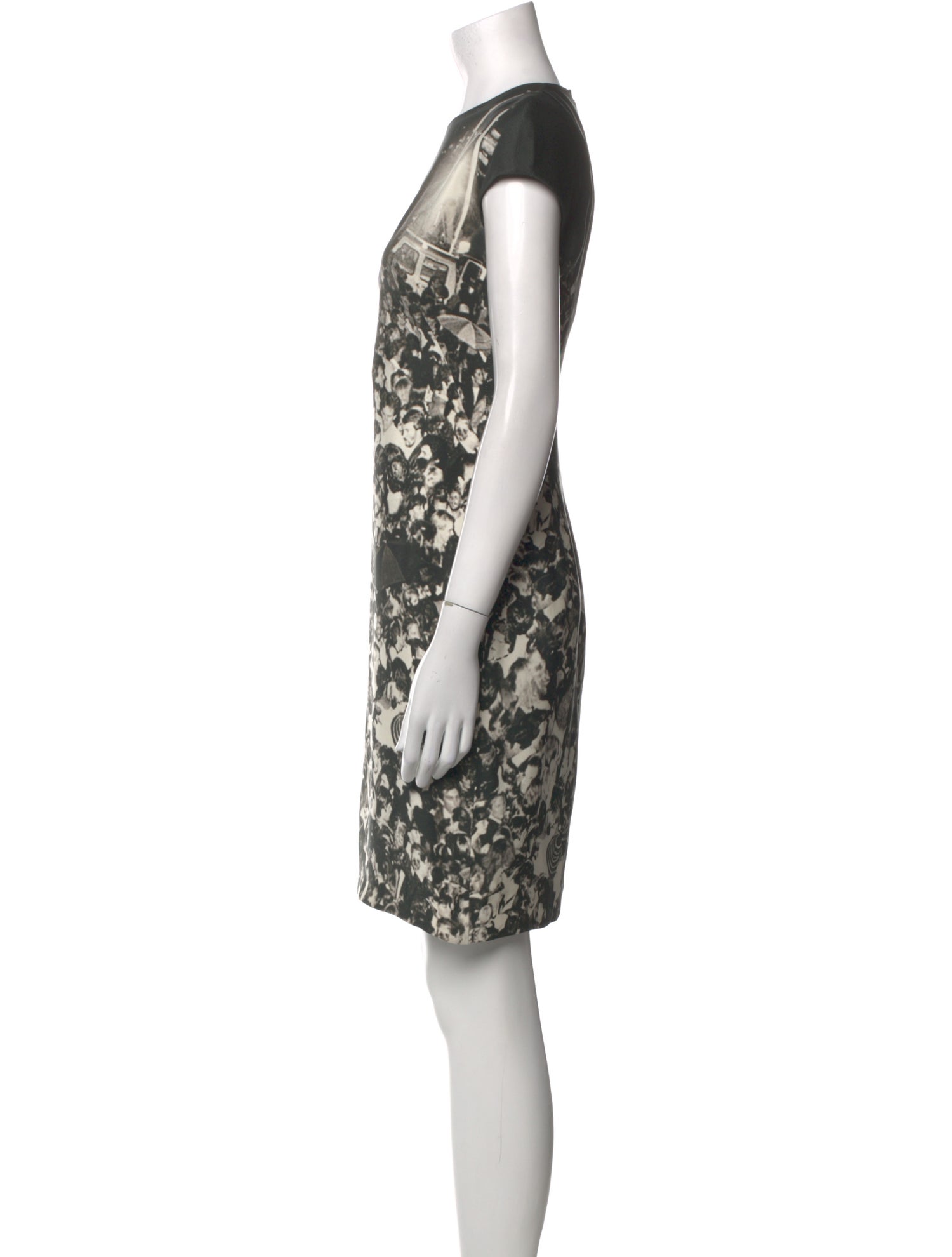 Akris x Bergdorf Goodman Printed Knee-Length Dress