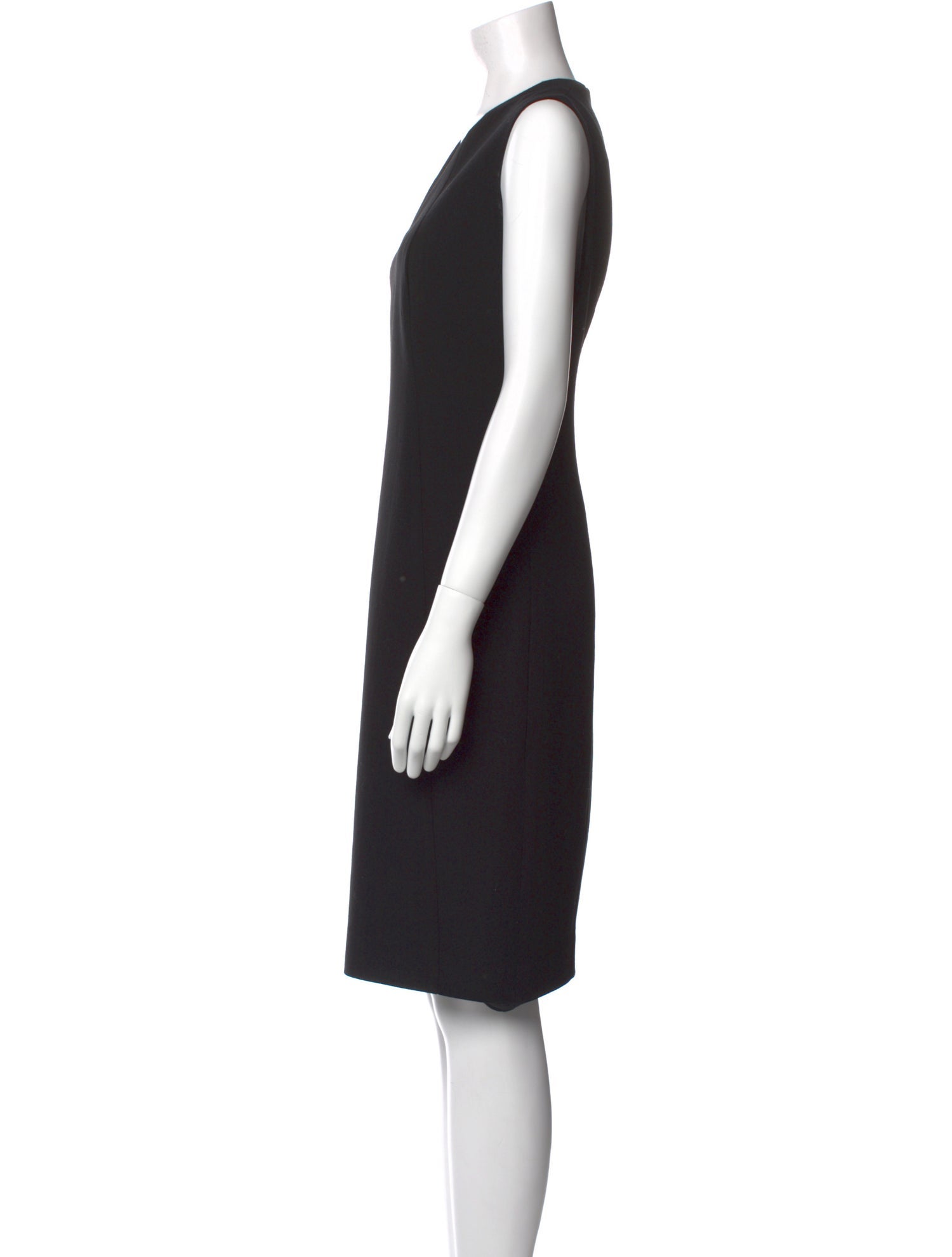 Akris x Bergdorf Goodman Wool Knee-Length Dress