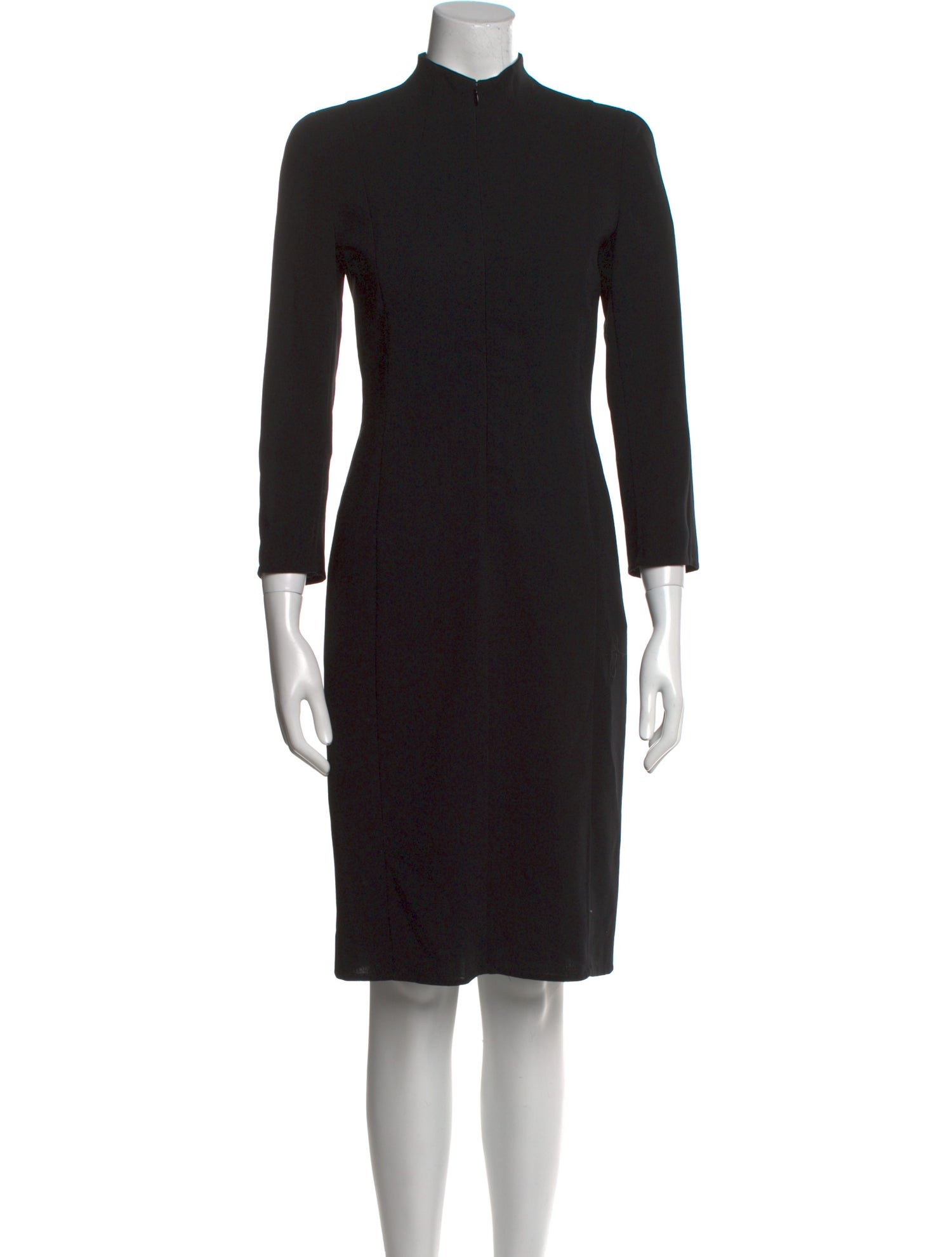 Akris x Bergdorf Goodman Wool Knee-Length Dress