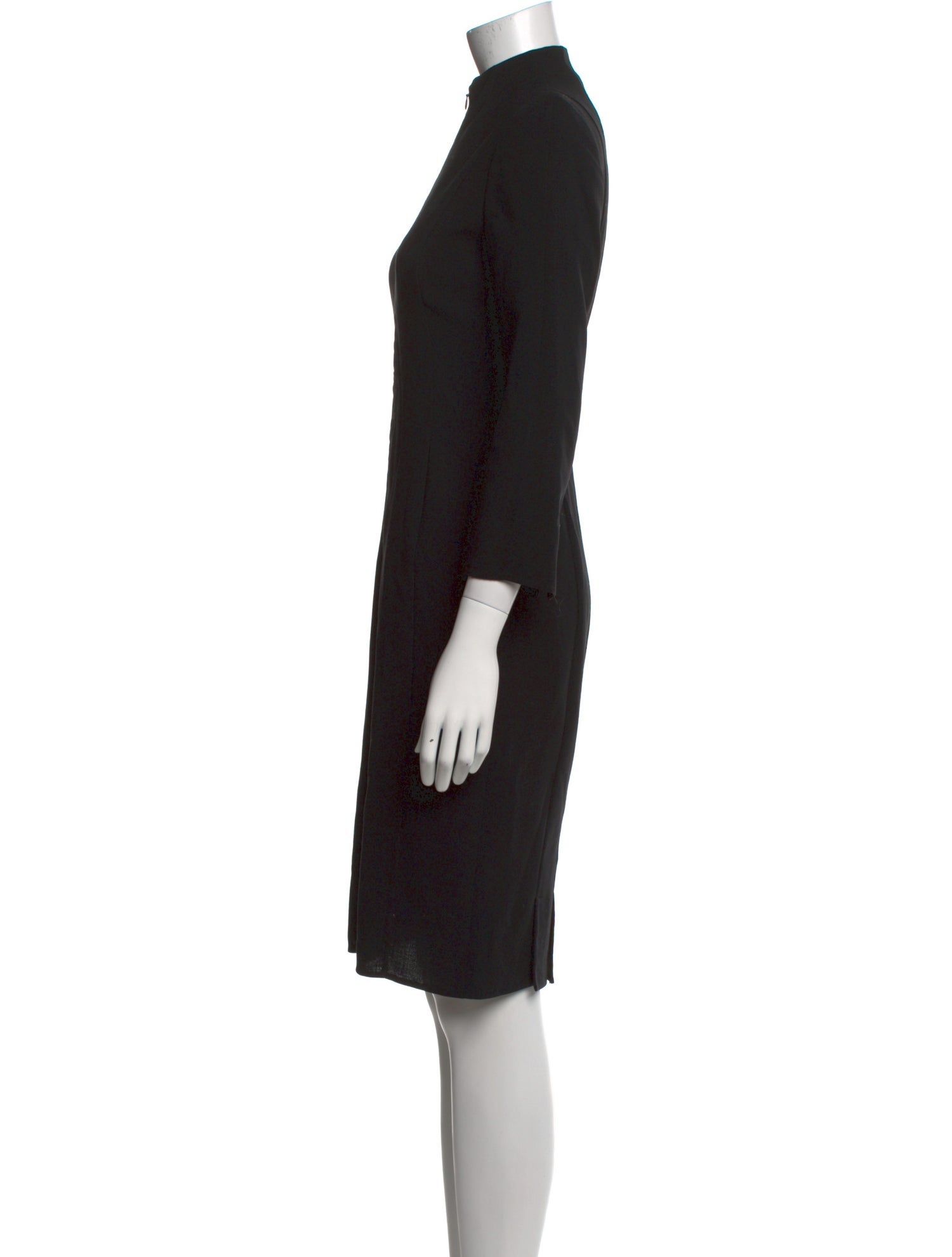 Akris x Bergdorf Goodman Wool Knee-Length Dress