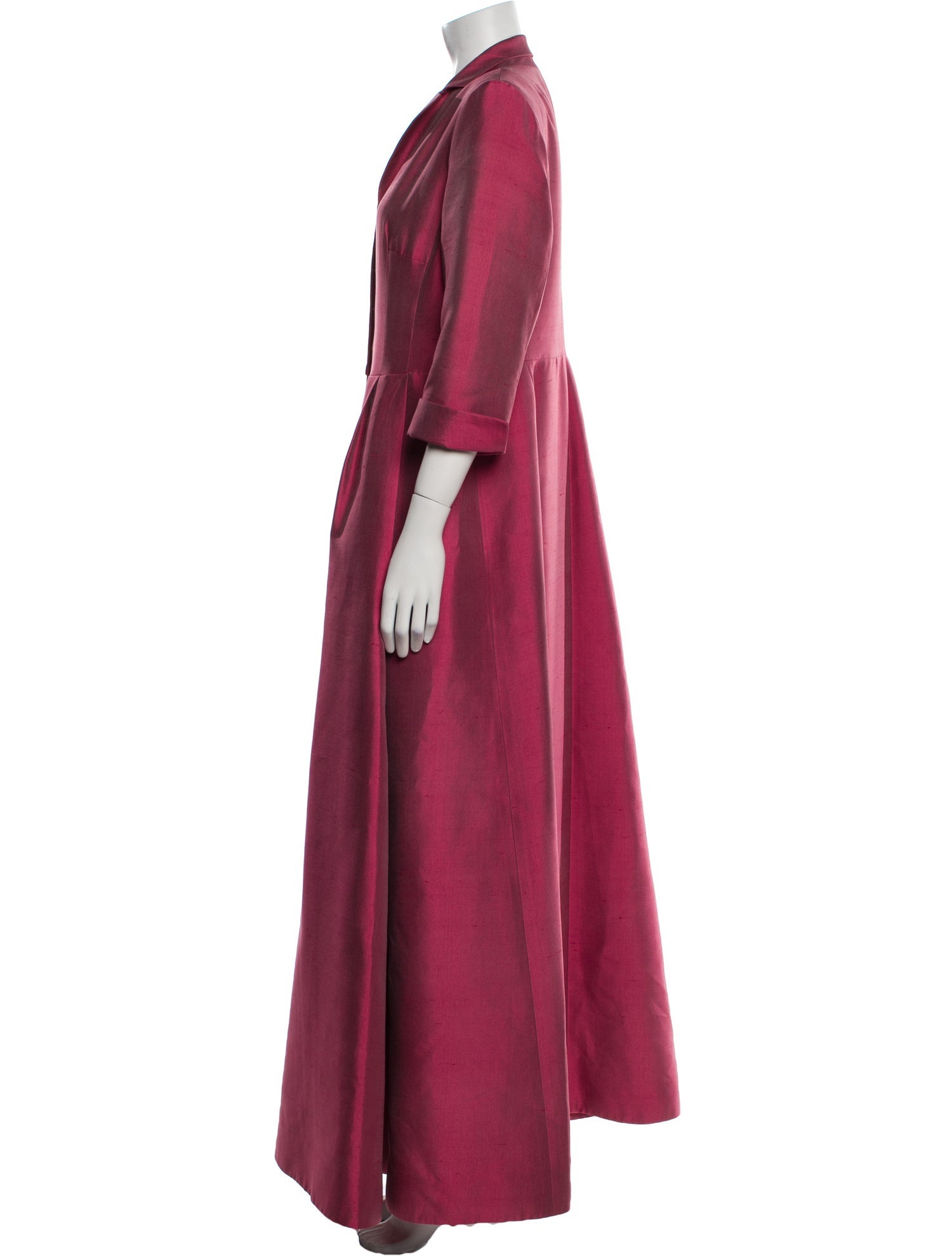 Akris x Bergdorf Goodman Silk Long Dress