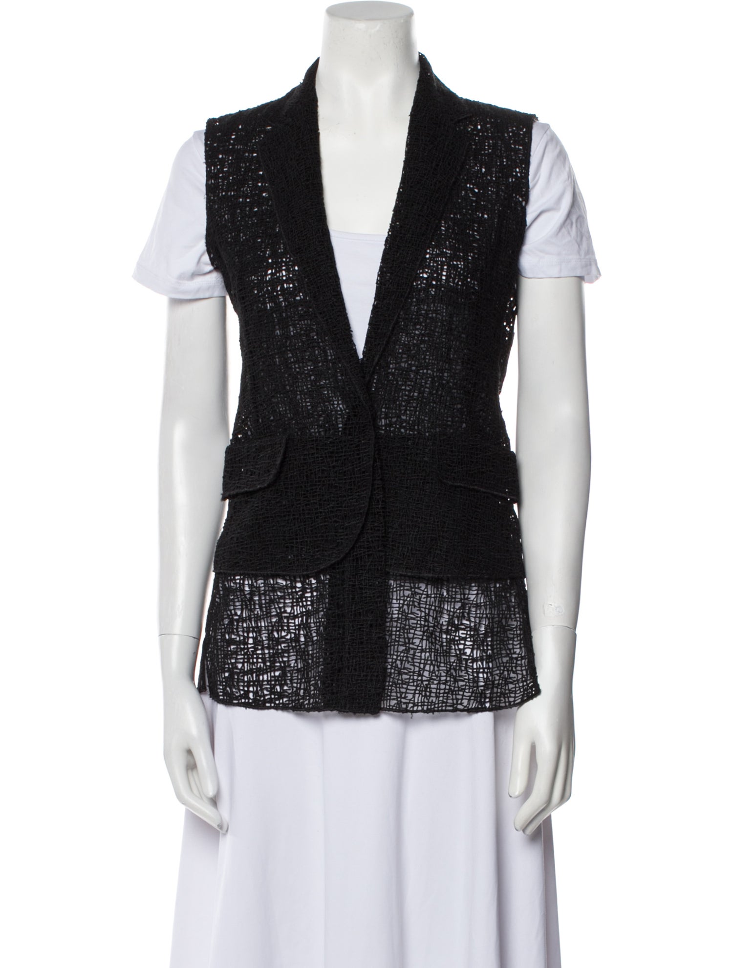 Akris x Bergdorf Goodman Silk Vest