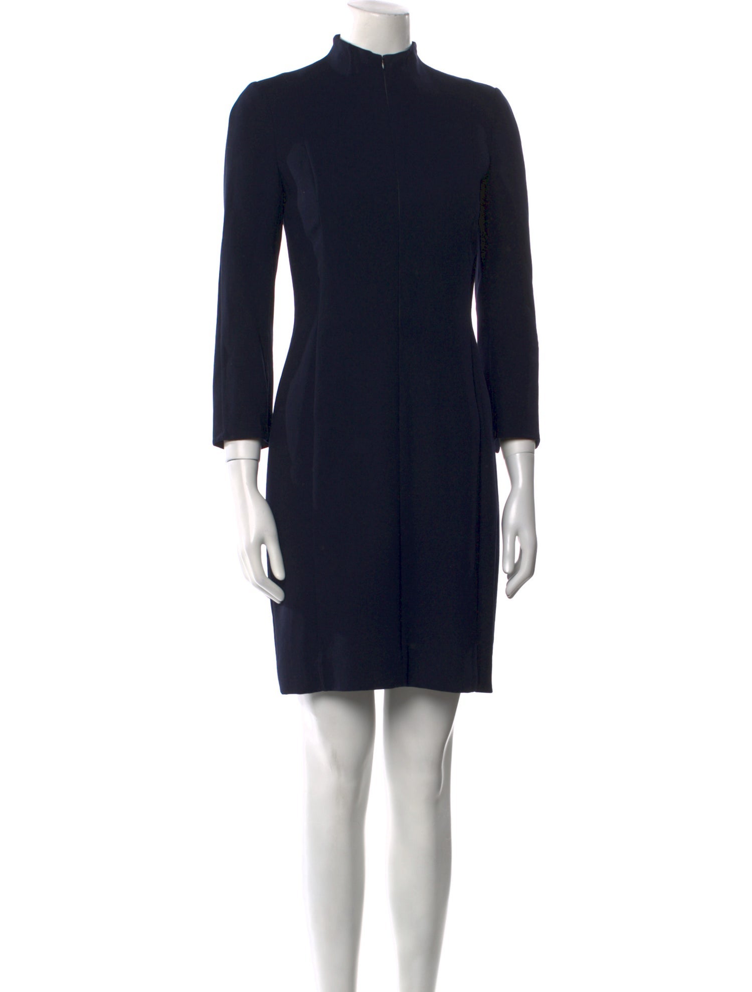 Akris x Bergdorf Goodman Wool Mini Dress