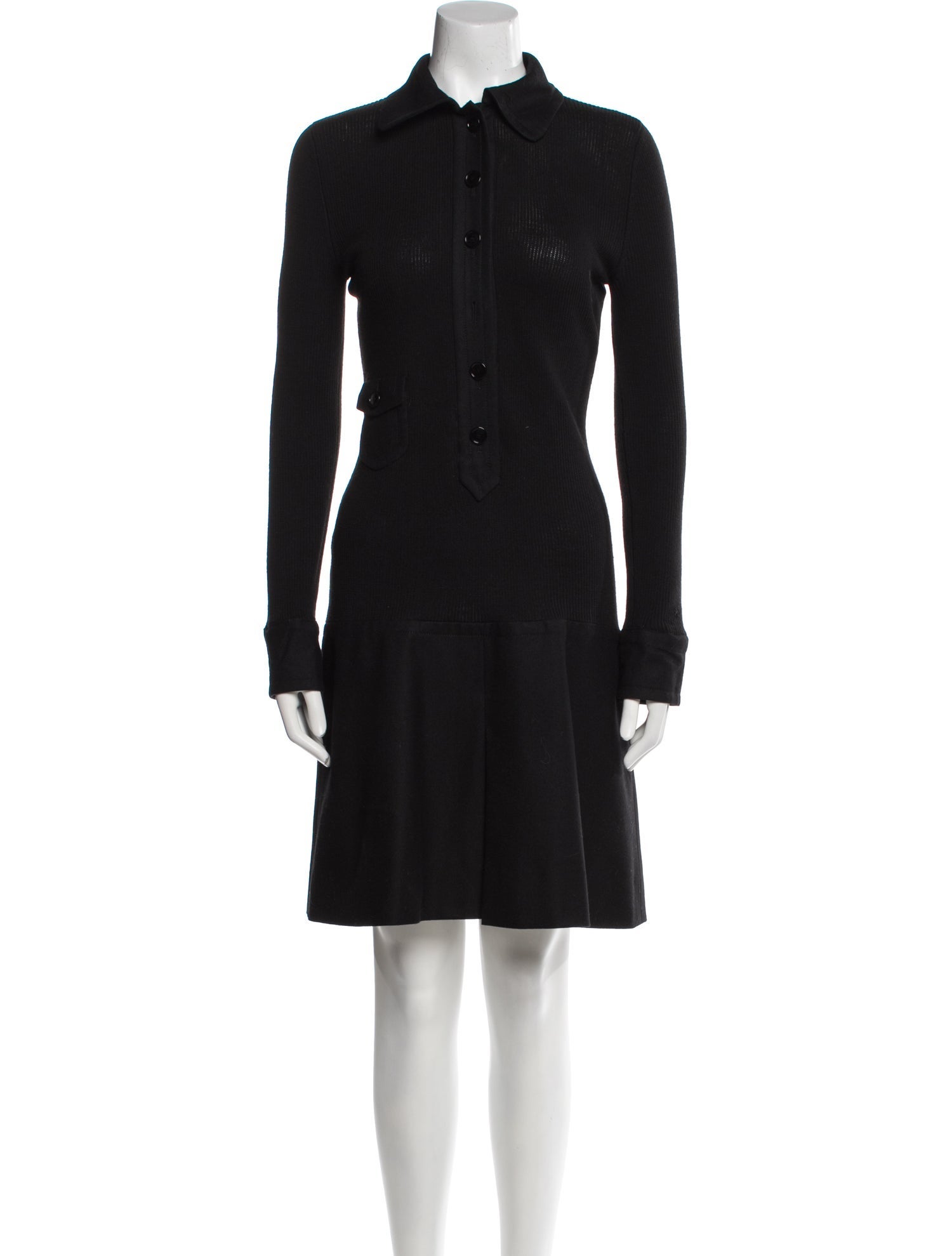 Akris x Bergdorf Goodman Wool Mini Dress