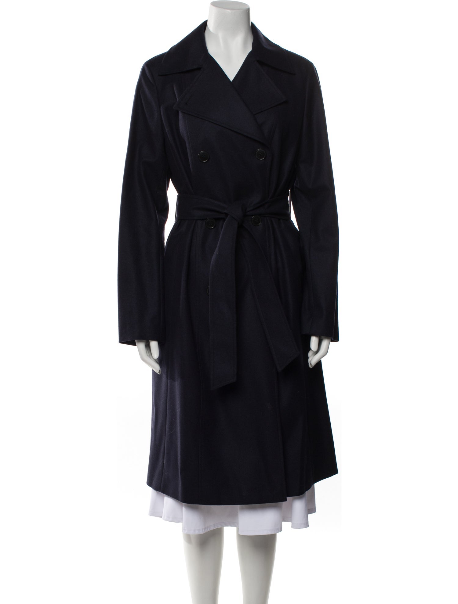 Akris x Bergdorf Goodman Cashmere Trench Coat