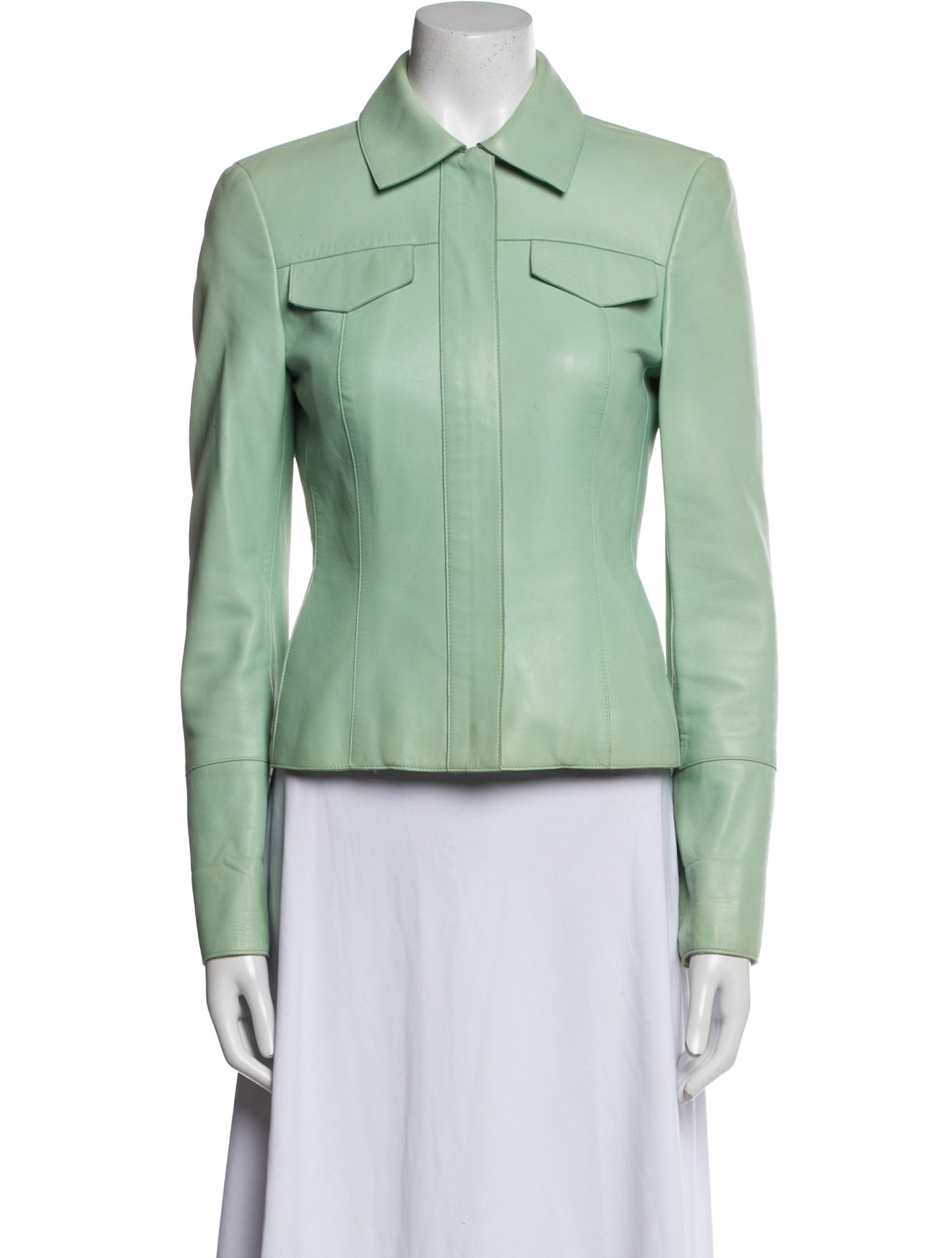 Akris x Bergdorf Goodman Leather Jacket