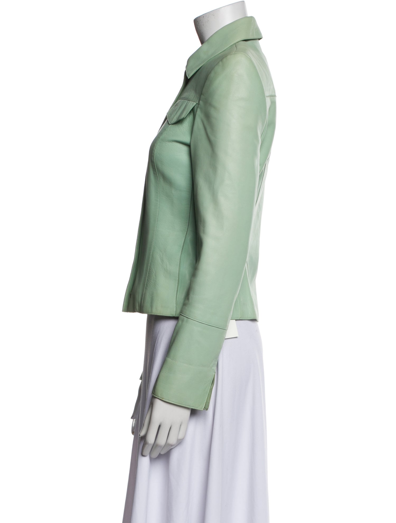 Akris x Bergdorf Goodman Leather Jacket