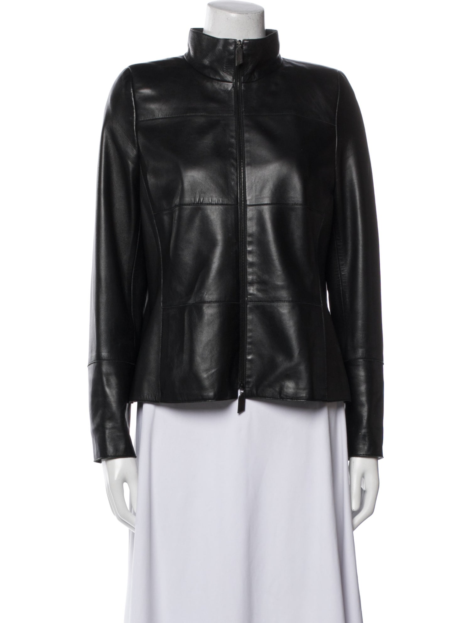 Akris x Bergdorf Goodman Leather Jacket