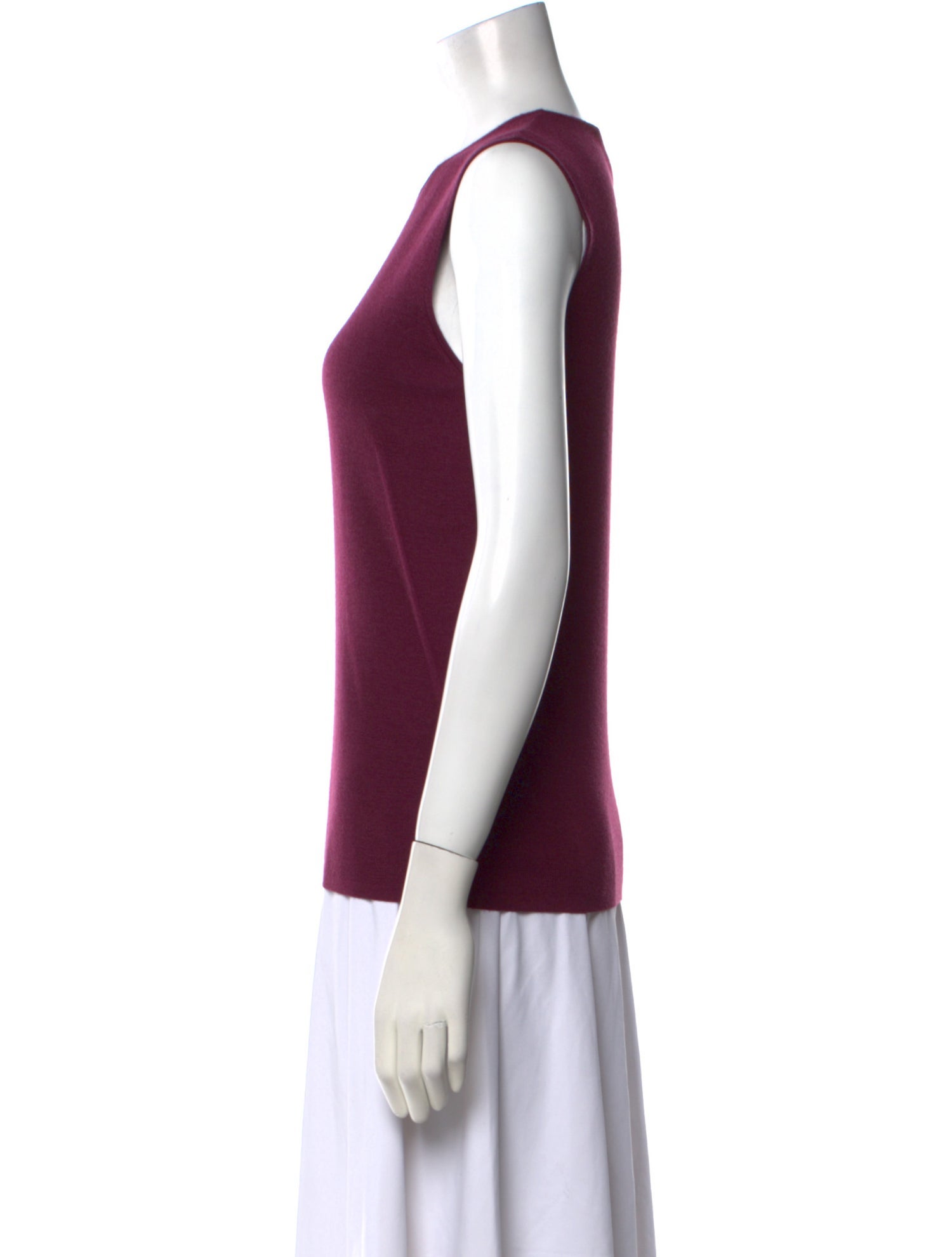 Akris x Bergdorf Goodman Cashmere Scoop Neck Sweater