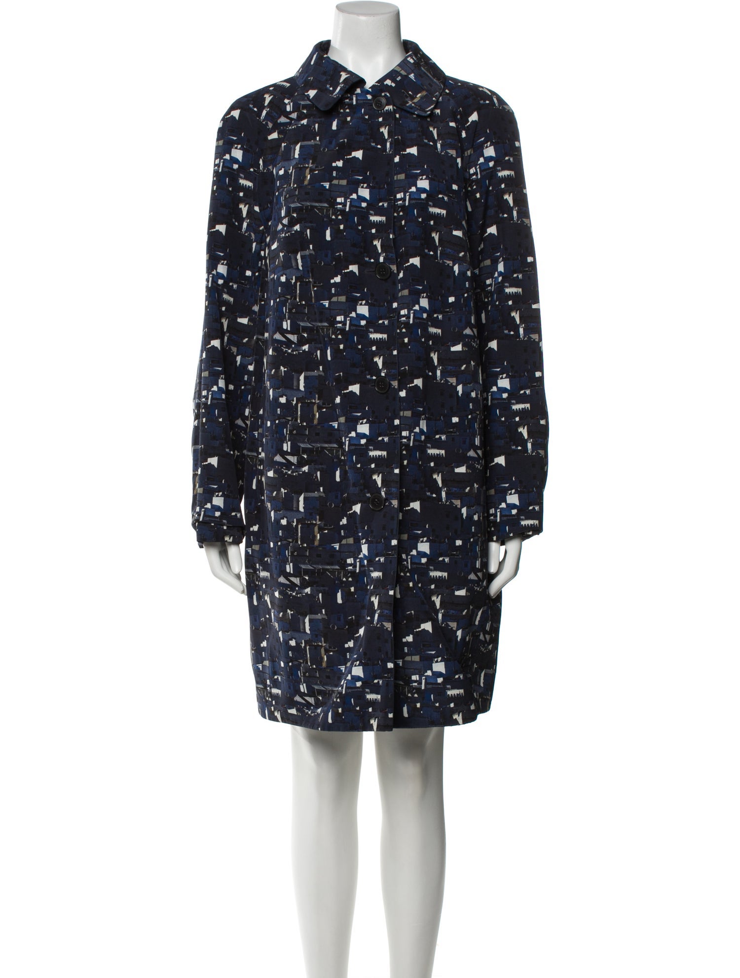 Akris x Bergdorf Goodman Silk Printed Jacket