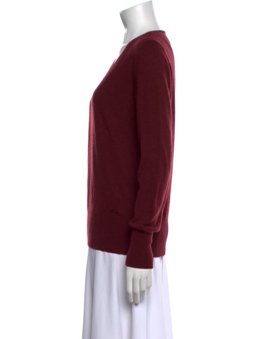 Akris x Bergdorf Goodman Cashmere V-Neck Sweater