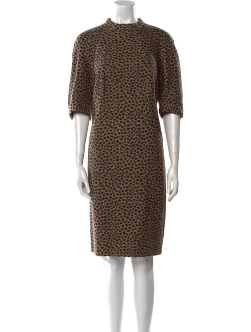 Akris x Bergdorf Goodman Wool Knee-Length Dress