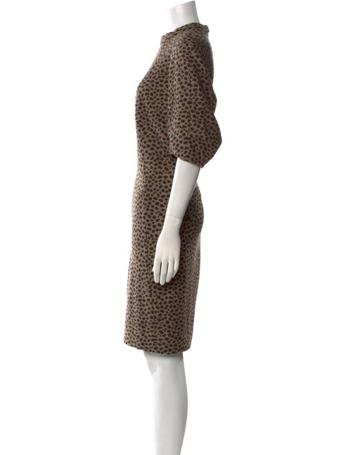 Akris x Bergdorf Goodman Wool Knee-Length Dress