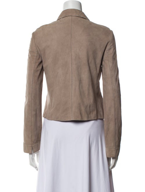 Akris x Bergdorf Goodman Suede Biker Jacket