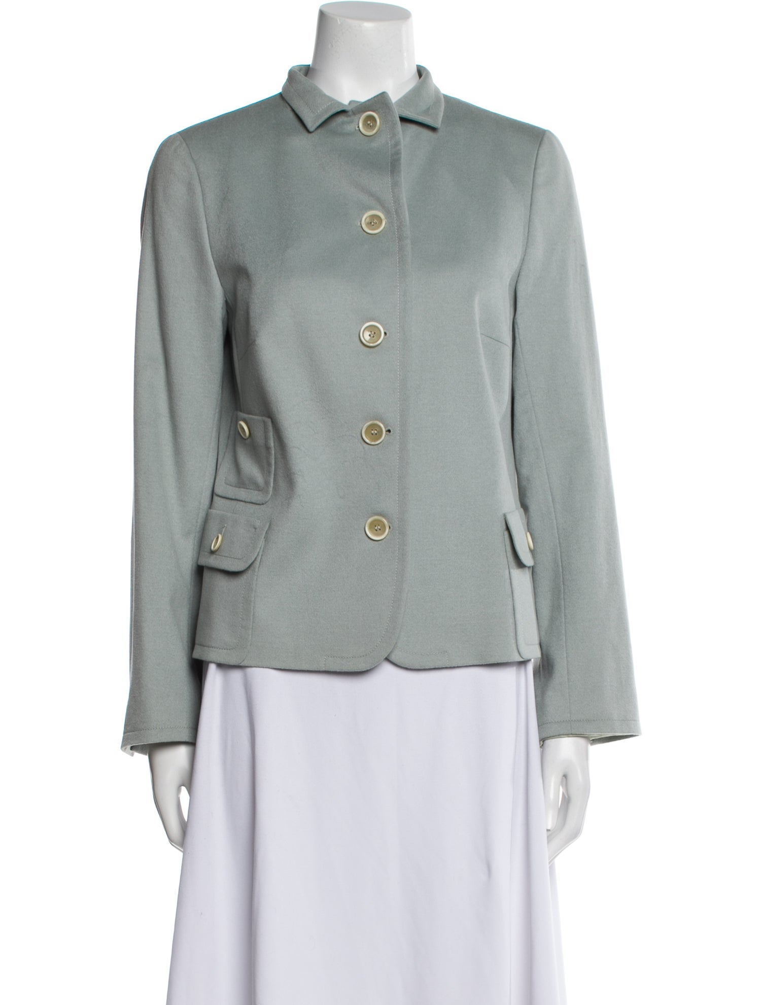 Akris x Bergdorf Goodman Wool Evening Jacket