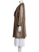 Akris x Bergdorf Goodman Suede Trench Coat