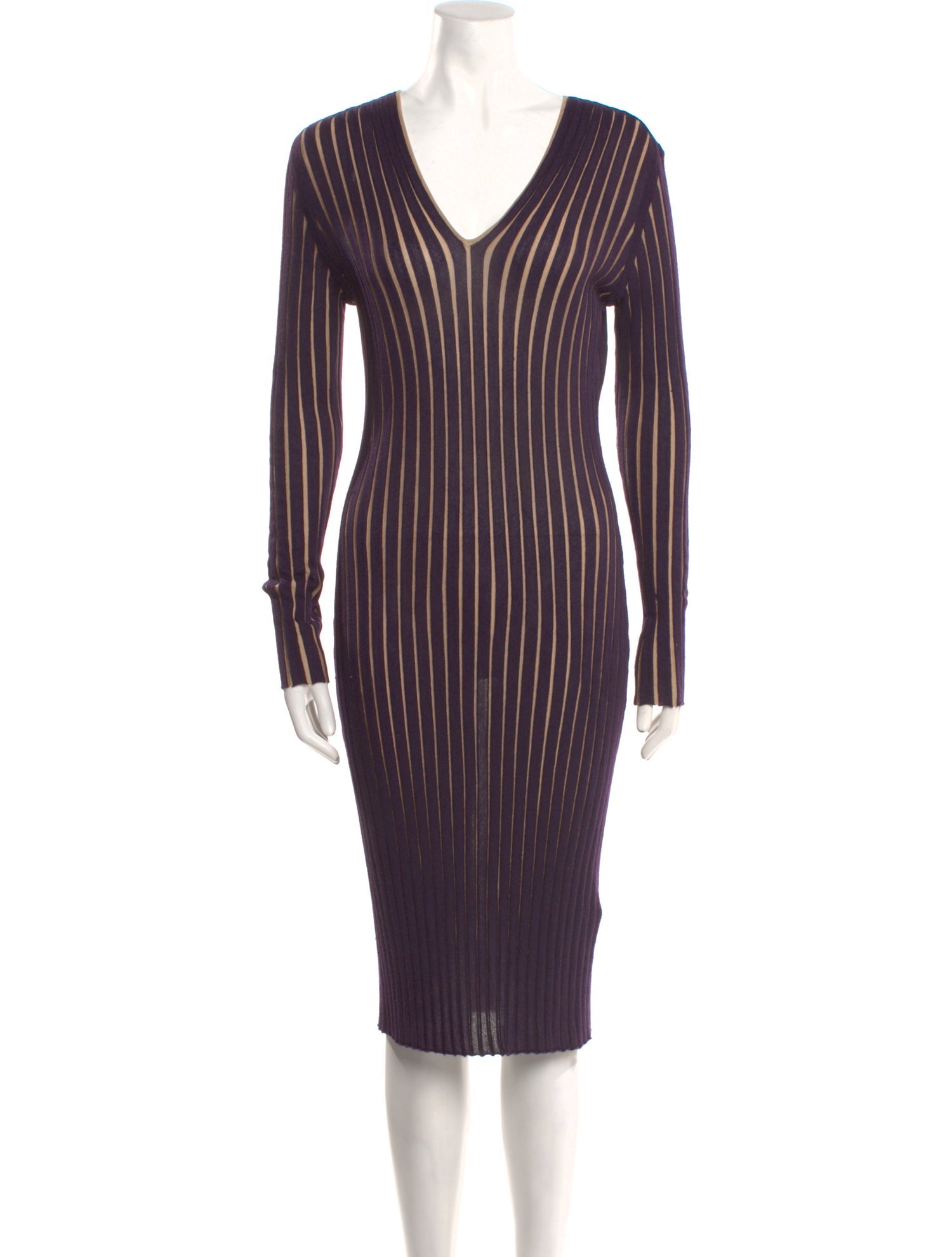 Akris x Bergdorf Goodman Silk Midi Length Dress