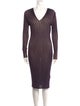 Akris x Bergdorf Goodman Silk Midi Length Dress