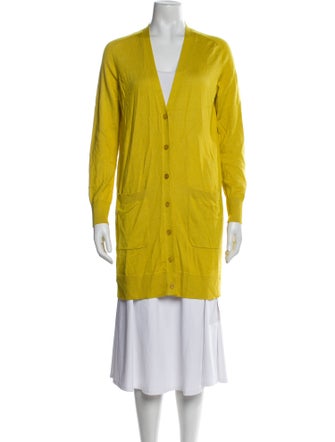 Akris x Bergdorf Goodman Cashmere V-Neck Sweater