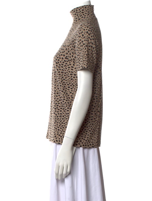 Akris x Bergdorf Goodman Cashmere Animal Print Sweater