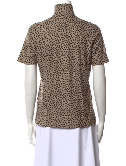 Akris x Bergdorf Goodman Cashmere Animal Print Sweater
