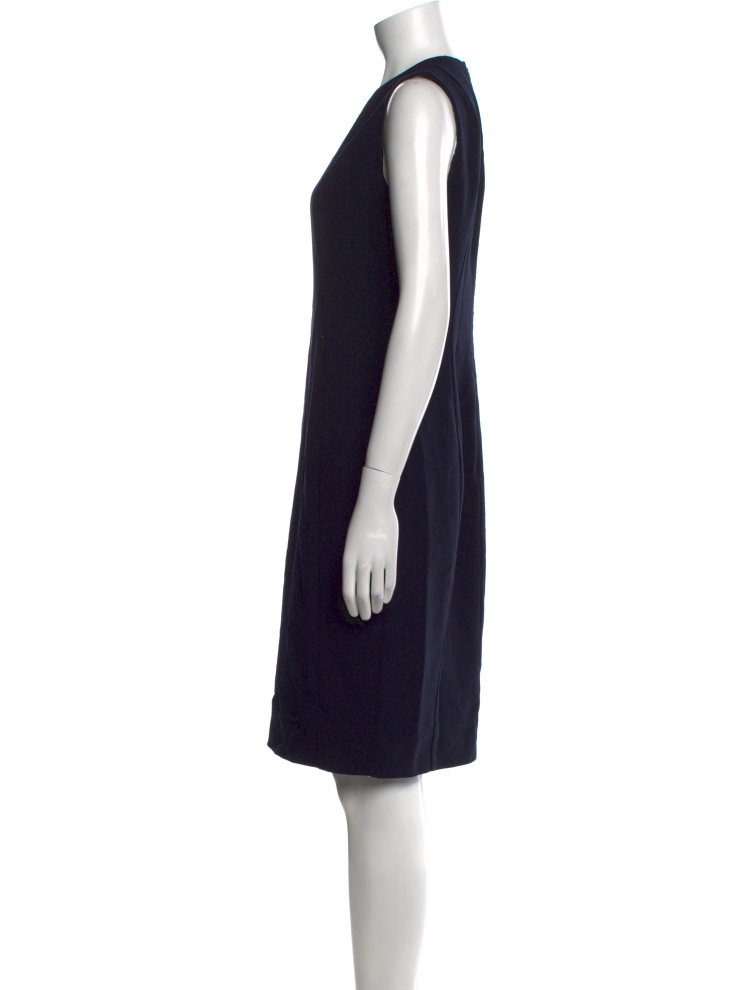Akris x Bergdorf Goodman Wool Knee-Length Dress