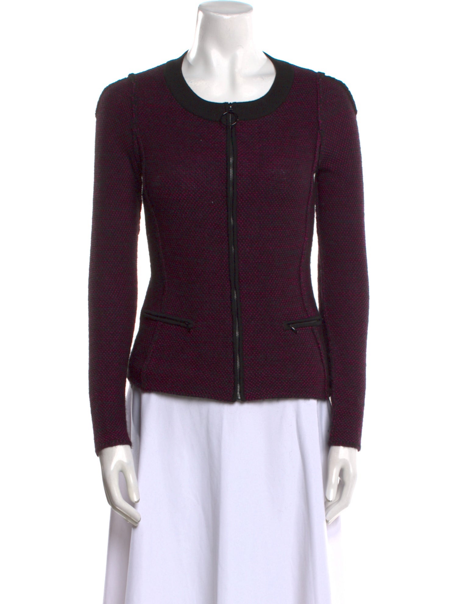 Akris x Bergdorf Goodman Angora Scoop Neck Sweater