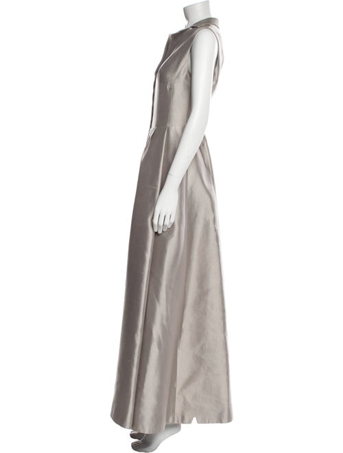 Akris x Bergdorf Goodman Silk Long Dress