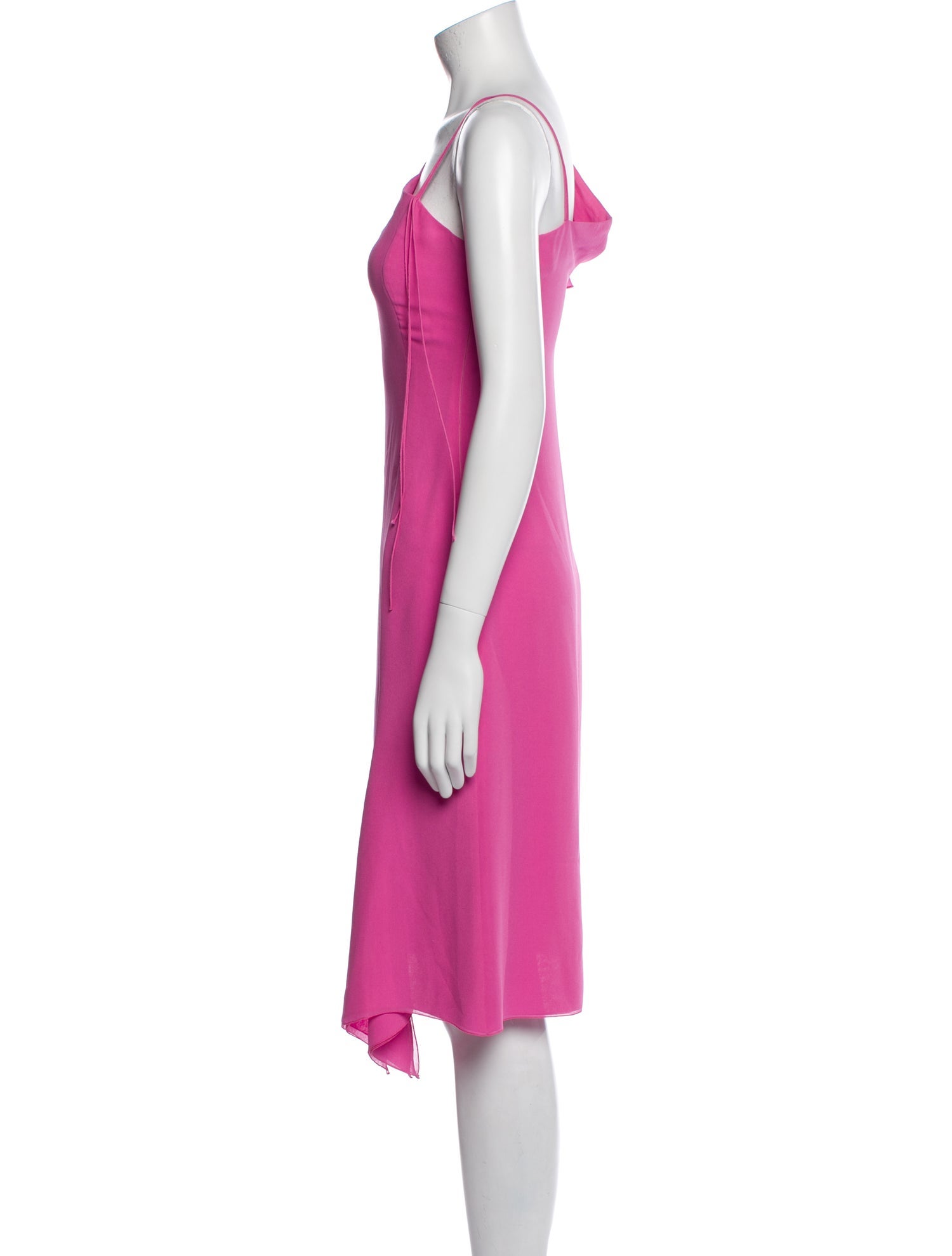 Akris x Bergdorf Goodman Silk Midi Length Dress