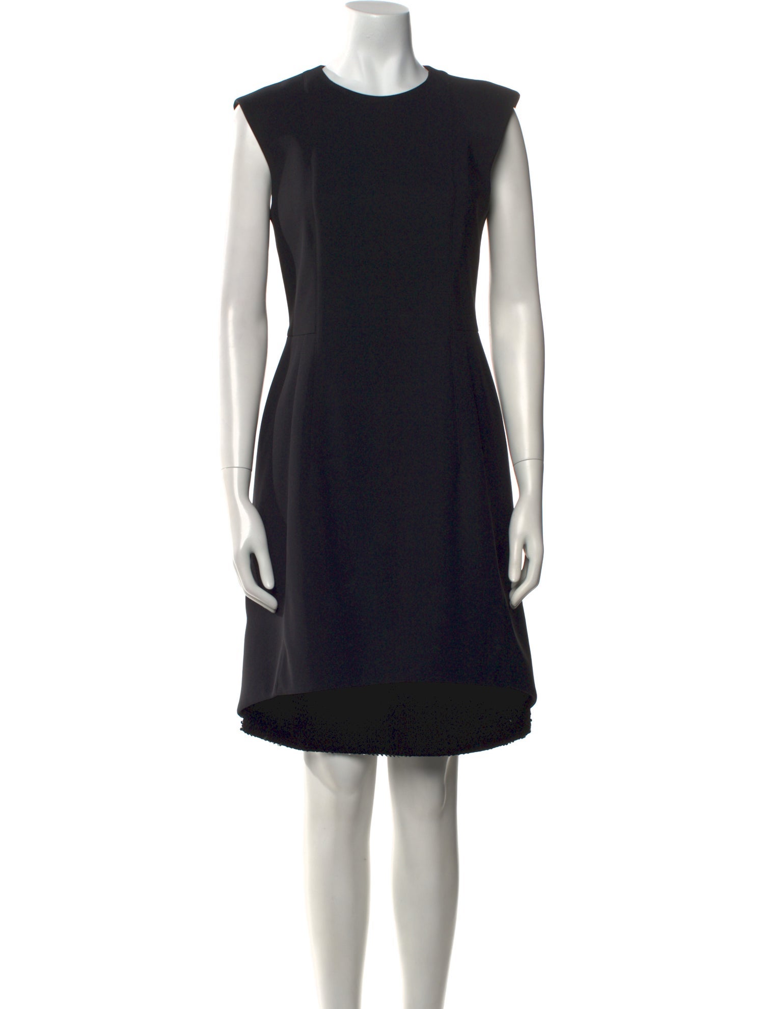Akris x Bergdorf Goodman Crew Neck Knee-Length Dress