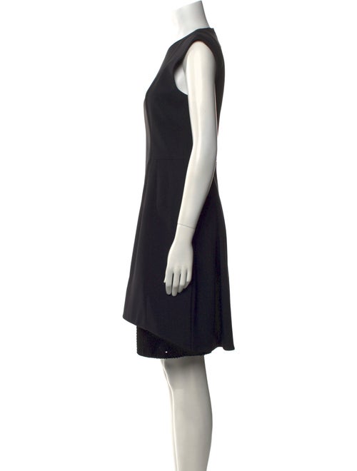 Akris x Bergdorf Goodman Crew Neck Knee-Length Dress