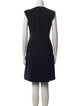 Akris x Bergdorf Goodman Crew Neck Knee-Length Dress