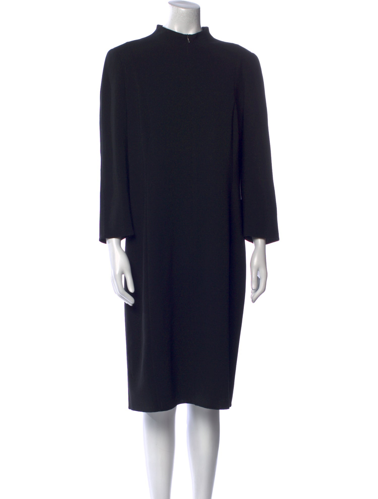 Akris x Bergdorf Goodman Wool Midi Length Dress