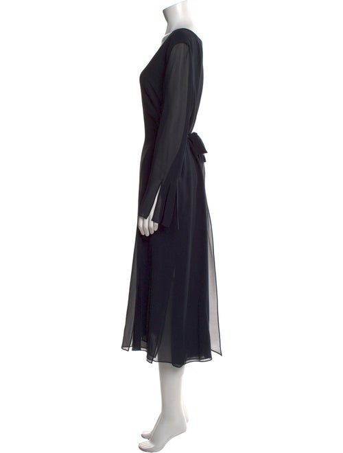 Akris x Bergdorf Goodman Silk Long Dress