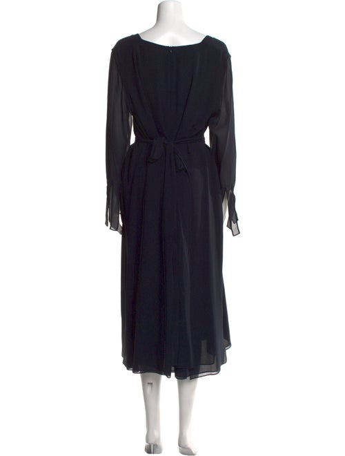 Akris x Bergdorf Goodman Silk Long Dress