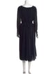 Akris x Bergdorf Goodman Silk Long Dress
