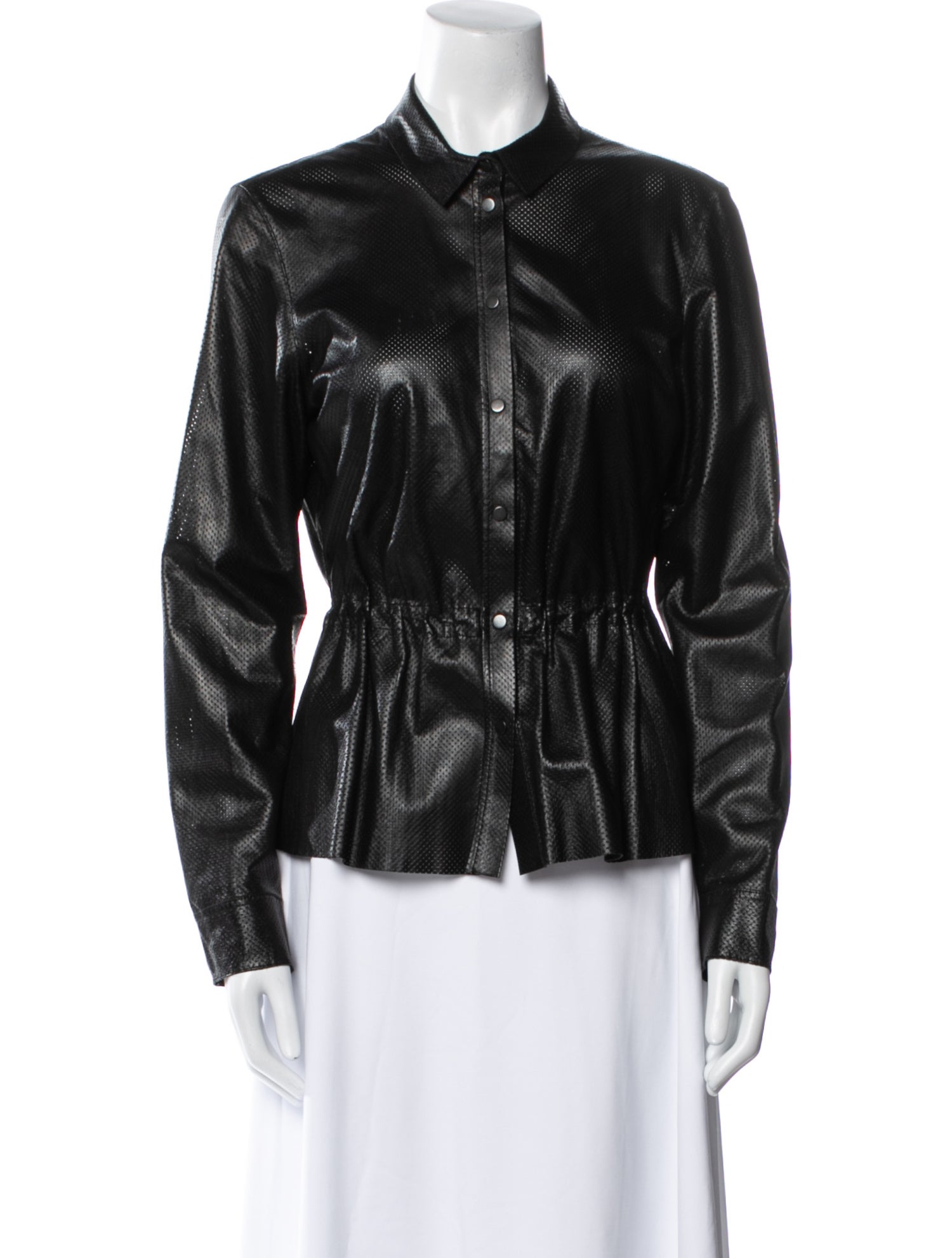 Akris x Bergdorf Goodman Suede Biker Jacket