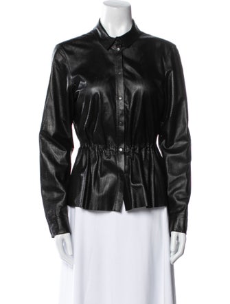 Akris x Bergdorf Goodman Suede Biker Jacket