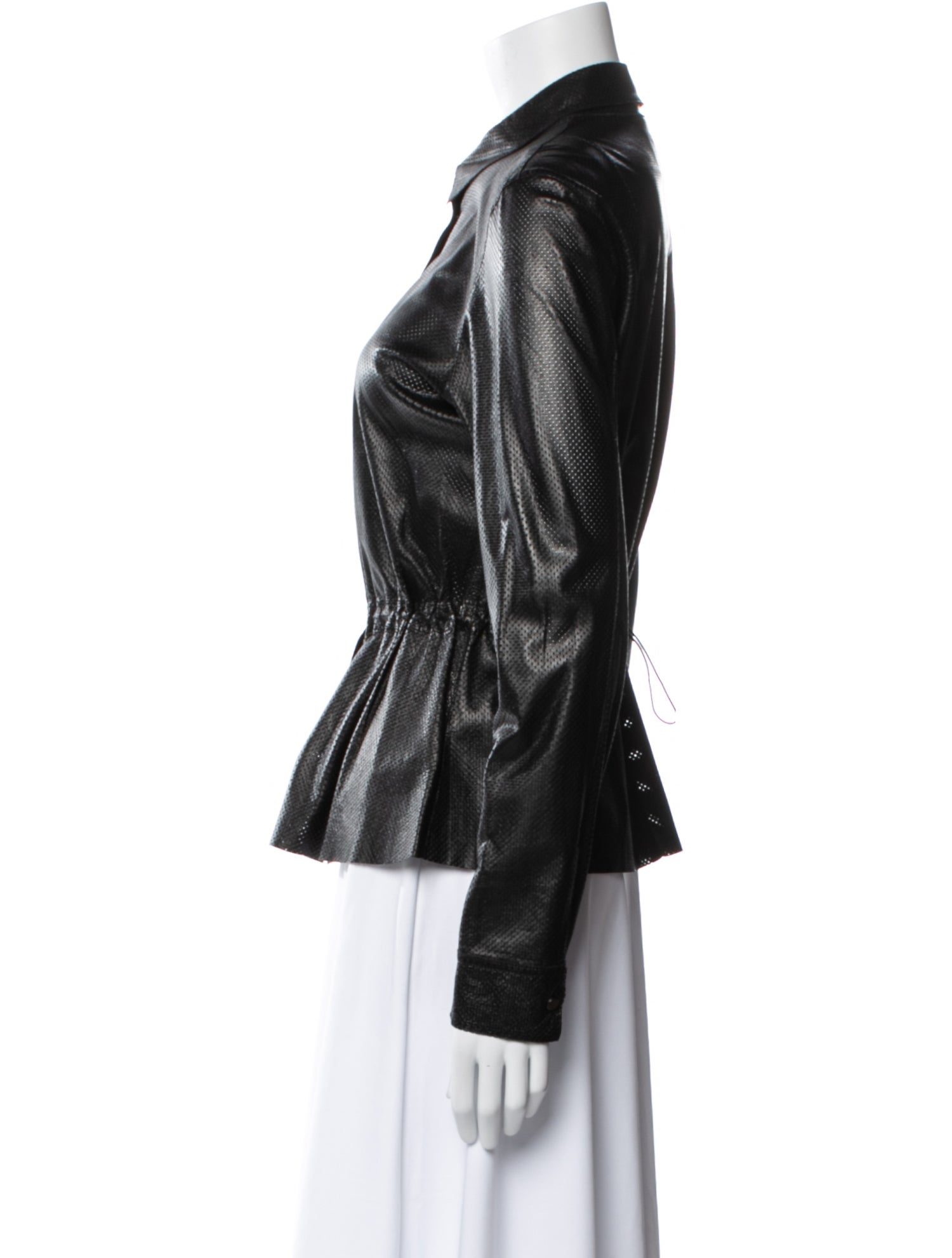 Akris x Bergdorf Goodman Suede Biker Jacket