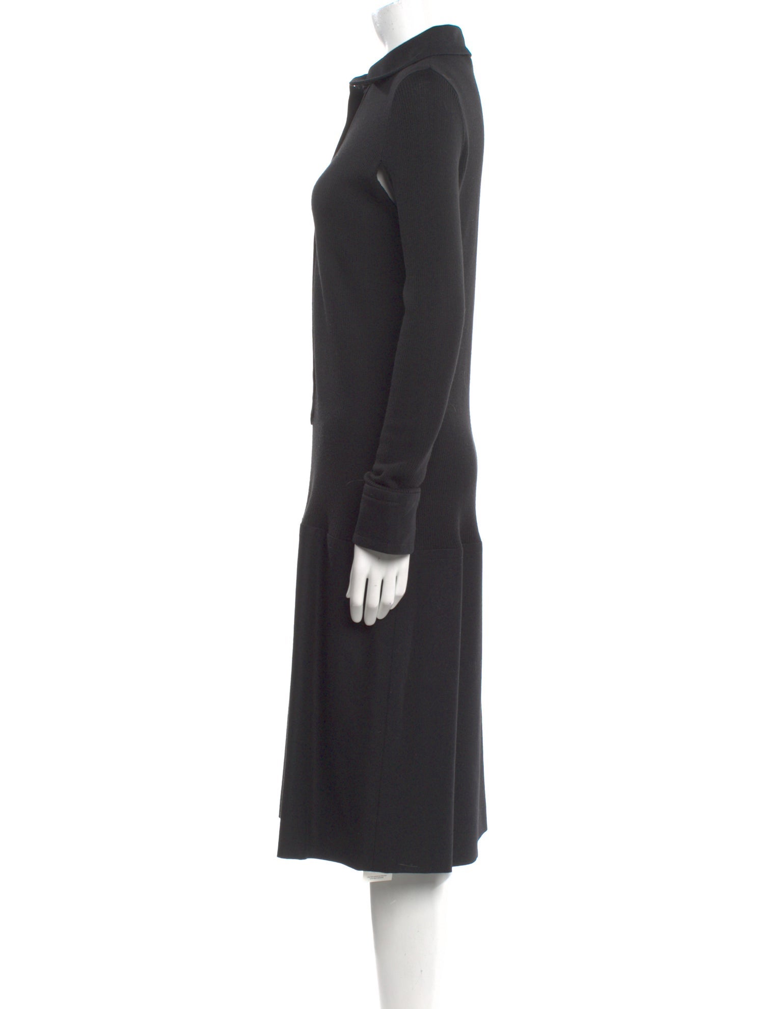 Akris x Bergdorf Goodman Wool Midi Length Dress