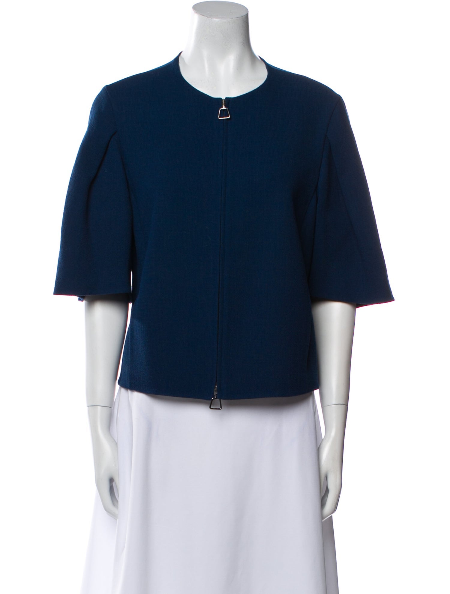 Akris x Bergdorf Goodman Wool Evening Jacket